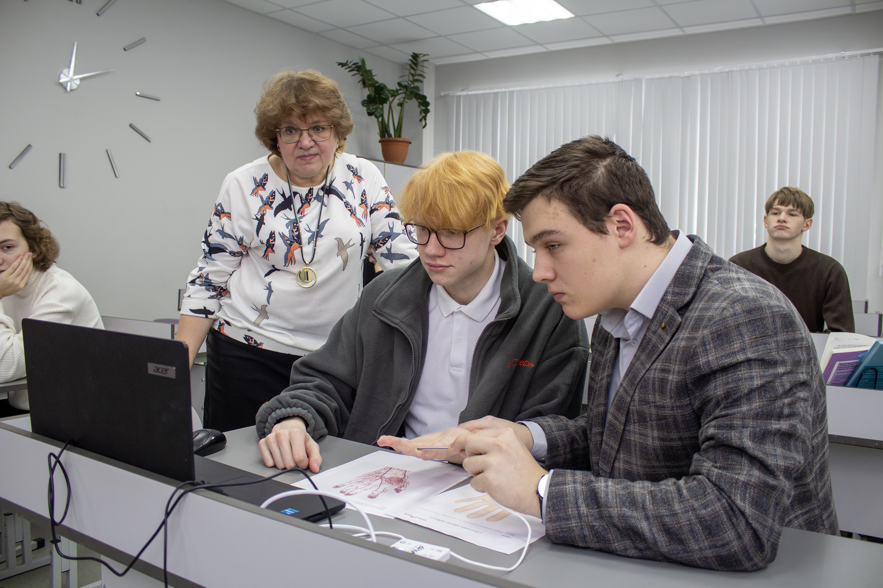 Изучение тепловой карты ладони