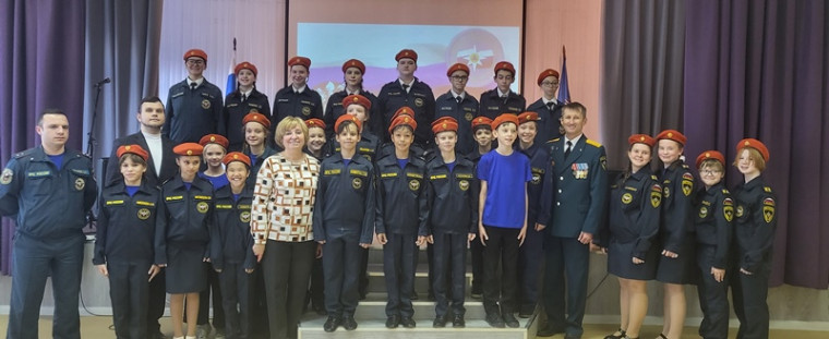 Посвящение в кадеты МЧС России.